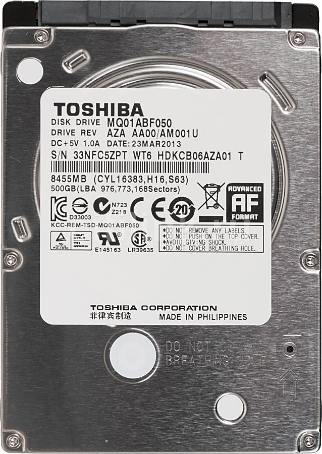כונן קשיח ‏פנימי Toshiba MQ01ABF050 500GB טושיבה